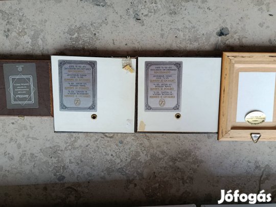 Kézzel festett miniatúrák 925-ös ezüst lemezen