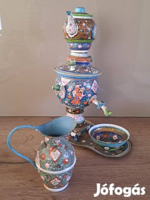 Kézzel festett perzsa dísz szamovár