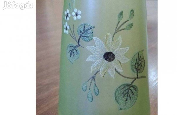 Kézzel festett üvegváza