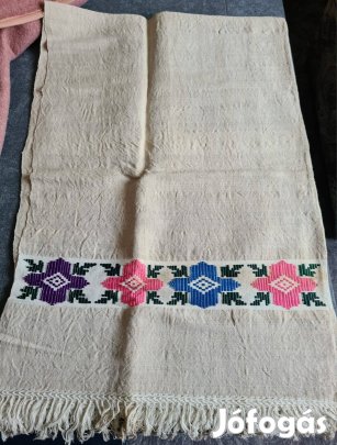 Kézzel készített házi szőttes terítő 130x190 cm méretben