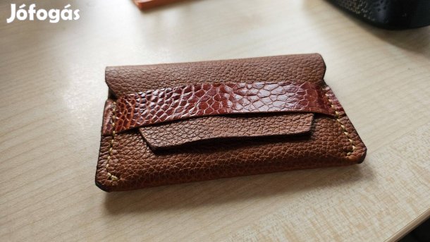 Kézzel készített olasz bőr kártyatartó