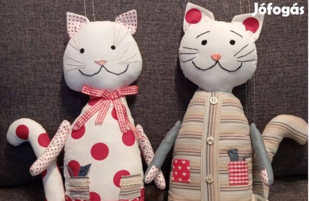 Kézzel készült cicapár