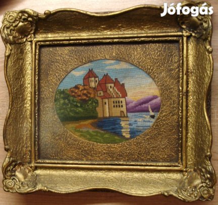 Kézzel varrt goblen 1940-ből; 25X20