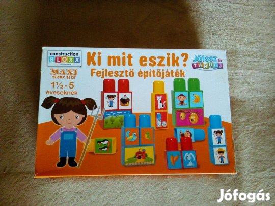 Ki mit eszik? Fejlesztő építőjáték