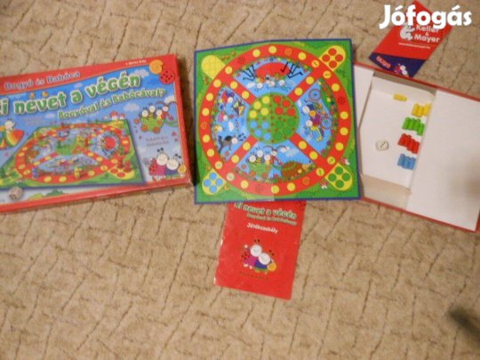 Ki nevet a végén Bogyó és Babócával kisgyerkőcöknek társas