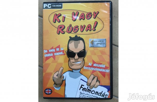 Ki vagy rúgva! PC CD-ROM Posta megoldható