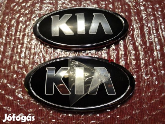 Kia embléma kétoldalú 3M ragasztóval Új 120x60mm