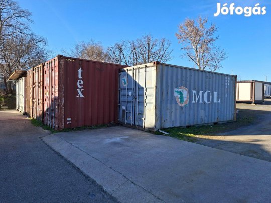 Kiadó 20 Lábas Konténer Őrzött, Kamerázott telephelyen a Diószegi úton