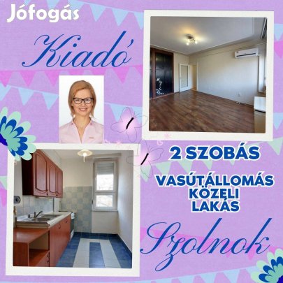 Kiadó 2 szobás - vasút közeli- klímás lakás- Szolnok