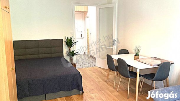 Kiadó MAMMUT-nál Lövőház utcában felújított, berendezett garzon.