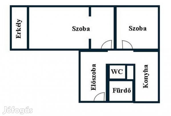 Kiadó albérlet Tatán a Kosztolányi Dezső utcában a Kossuth tér mellett