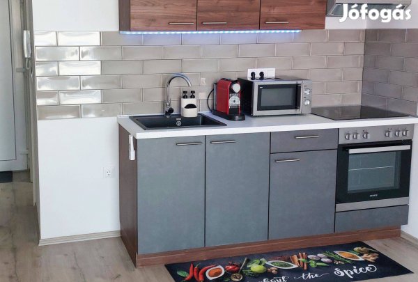 Kiadó új, modern garzonlakás a Pláza mellett