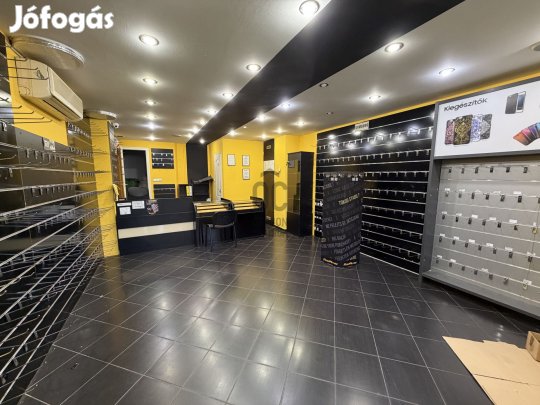Kiadó üzlethelyiség Gyöngyös egyik legjobb lokációján!