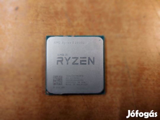 Kiárusítás! AM4-es tokozású AMD Ryzen 5 3400G CPU Akcióó!
