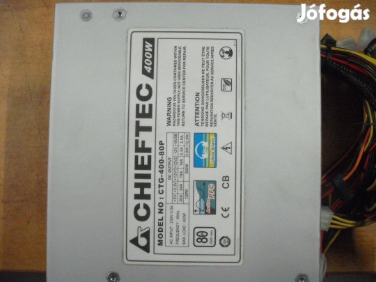 Kiárusítás! CTG-400-80P minőségi Chieftec ATX tápegység