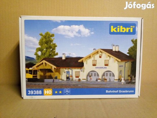 Kibri 39388 Grasbrunn vasútállomás modell építőkészlet H0