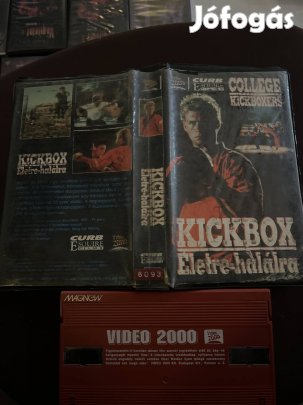 Kickbox életre halálra akció vhs nagytok 