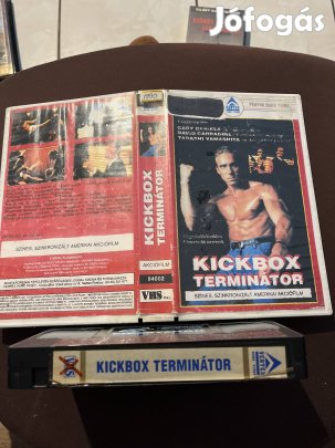Kickbox terminátor vhs nagytok akció.  