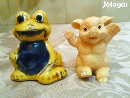 Kicsi dísz vagy kabala kerámia béka és malacka egyben 1450,-Ft
