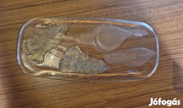 Kicsi üveg tálca