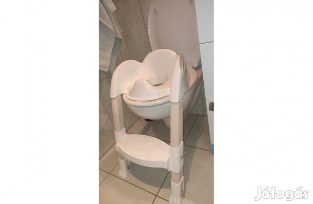 Kiddyloo lépcsős wc ülőke magasító + bili gyerekeknek