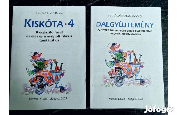 Kiegészítő tananyag, Kiskóta 4- Dalgyűjtemény