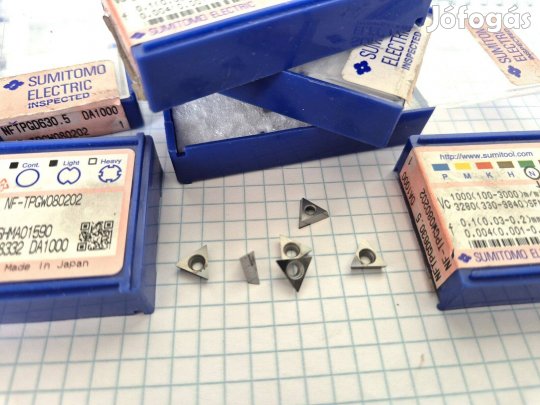 Kiesztergálókésbe pcd lapka, nf-tpgw080202