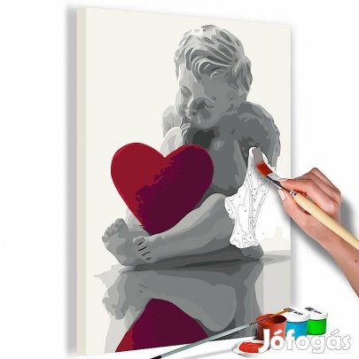 Kifestő - Angyalka szívvel