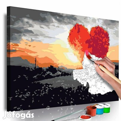 Kifestő - Szív lombú fa