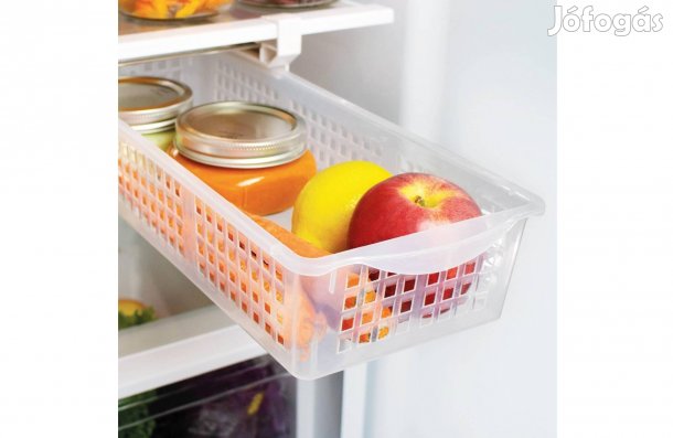 Kihúzható Praktikus hűtőszekrény fiók állítható méretű kosár