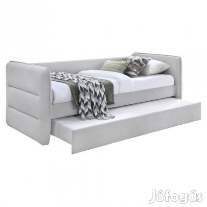 Kihúzható ágy, szürke, TRINIA