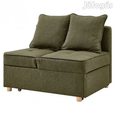 Kihúzható kanapé, zöld, OSVALDO