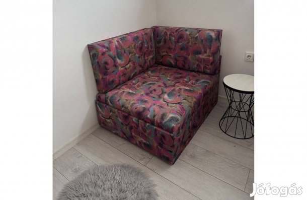 Kihúzható vendégágy fotelágy mintás 190x80 cm
