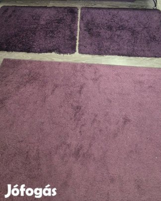 Kika egy nagyméretű és két kisméretű lilla színű szőnyegek eladó. 