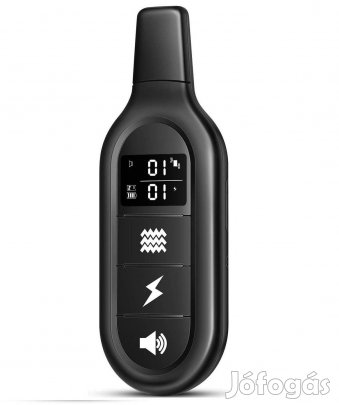 Kiképző nyakörv, háttérvilágított kijelzővel ellátott