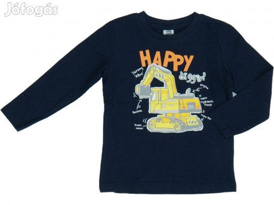 Kiki&Koko Új (címkés) Fiú Hosszú ujjú felső (Méret: 104)