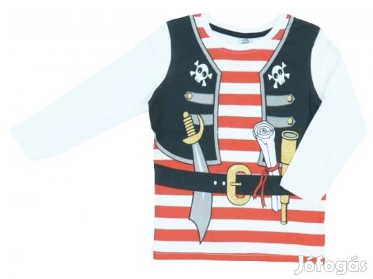 Kiki&Koko Új (címkés) Fiú Hosszú ujjú felső (Méret: 110)