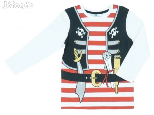 Kiki&Koko Új (címkés) Fiú Hosszú ujjú felső (Méret: 116)