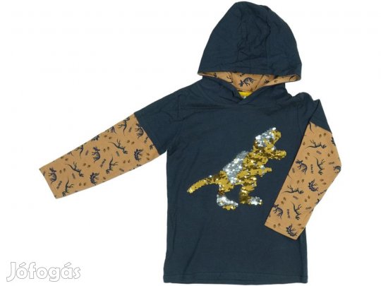 Kiki&Koko Új (címkés) Fiú Hosszú ujjú felső (Méret: 116)