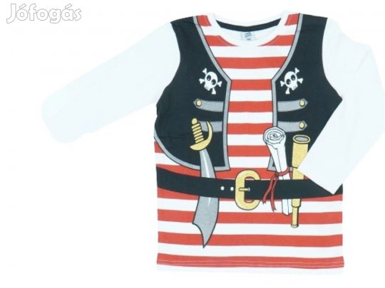 Kiki&Koko Új (címkés) Fiú Hosszú ujjú felső (Méret: 122)
