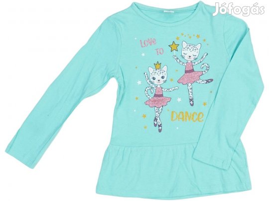 Kiki&Koko Új (címkés) Lány Hosszú ujjú felső (Méret: 116)