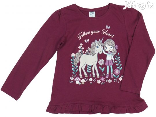 Kiki&Koko Új (címkés) Lány Hosszú ujjú felső (Méret: 122)