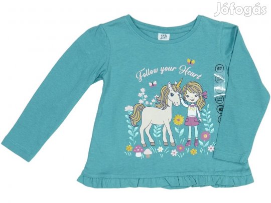 Kiki&Koko Új (címkés) Lány Hosszú ujjú felső (Méret: 92)