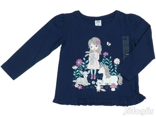 Kiki&Koko Új (címkés) Lány Hosszú ujjú felső (Méret: 92)