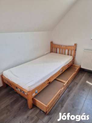 Kikol fenyőfa ágy 90x200