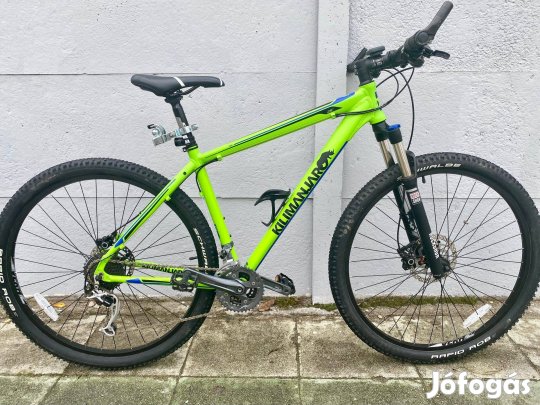 Kilimanjaro 29-es aluvázas újszerű olaj tárcsafékes Mtb kerékpár