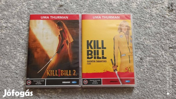 Kill Bill 1-2 dvd magyar 5.1-es, dts-es hanggal