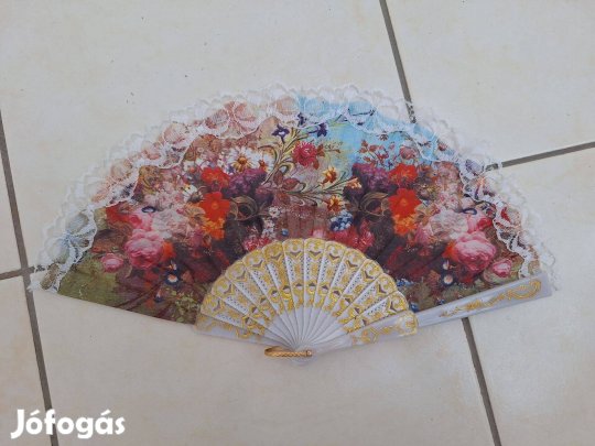 Kínai, japán legyező (fehér) eladó