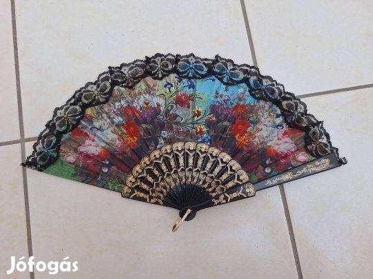 Kínai, japán legyező (fekete) eladó