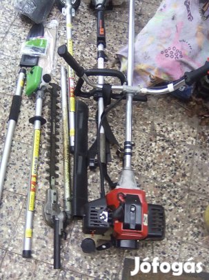 Kínai benzines fűkasza Alko motorral,vágó tárcsával Eladó